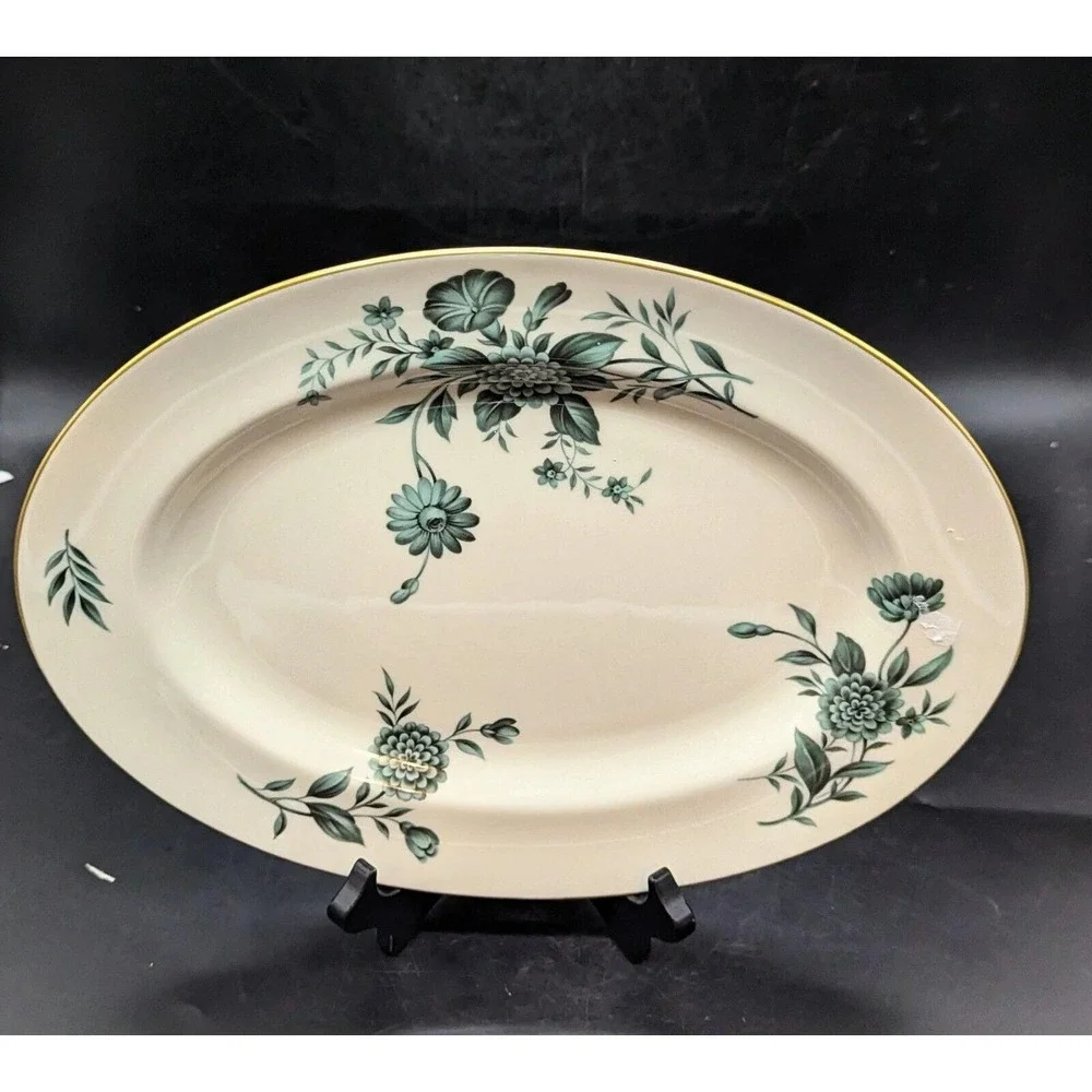 Vintage Pickard China Diana Oval Serving Platter 12.25